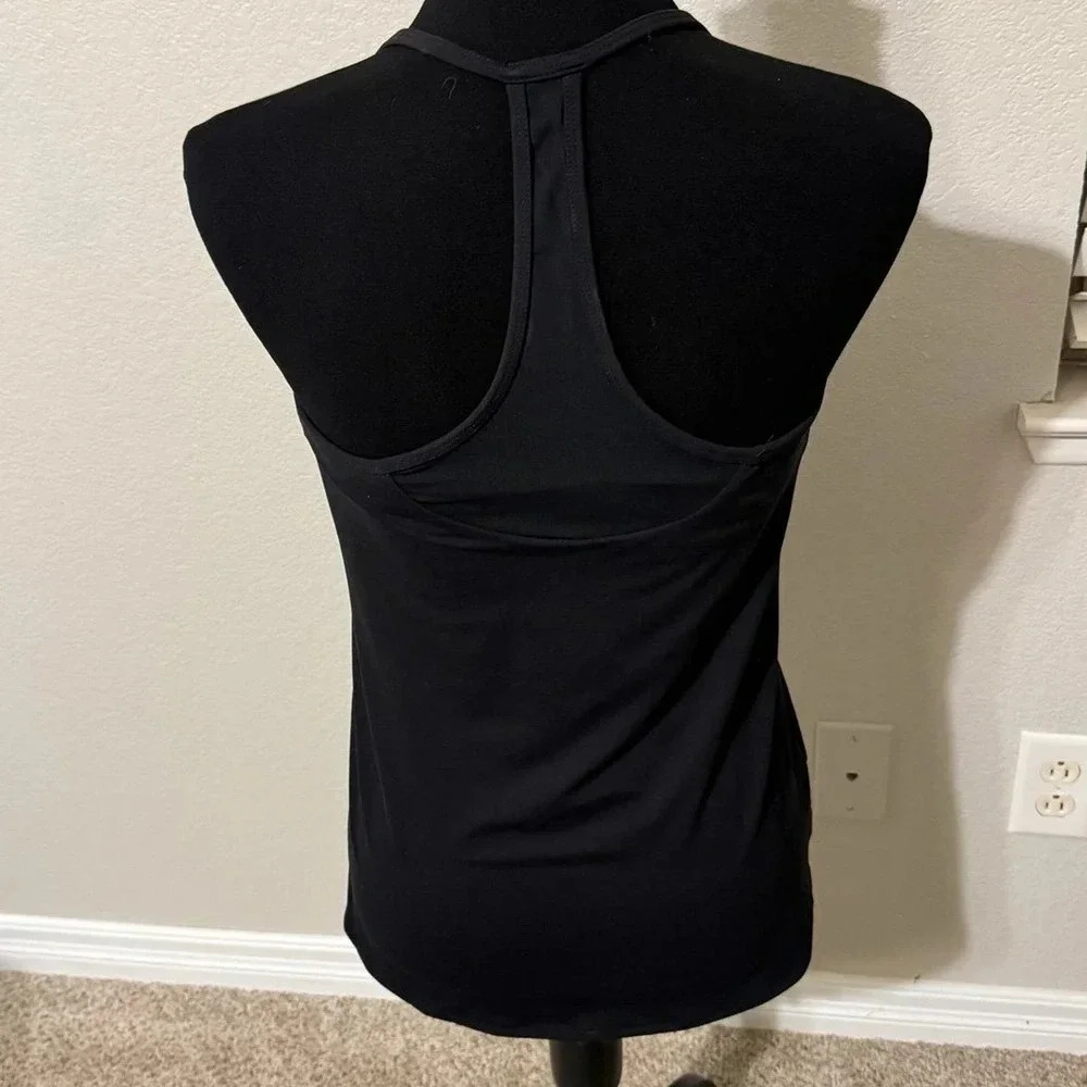 Fabletics Addison Performance Racer Back Tank Size Large Black - Picture 3 of 5